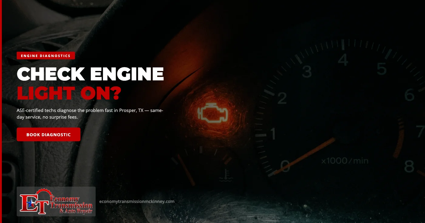 Check Engine Light On? What Prosper, TX Drivers Need to Know Before Fall